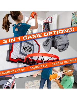 Nerf 3-in-1 Basketball Laundry Layup